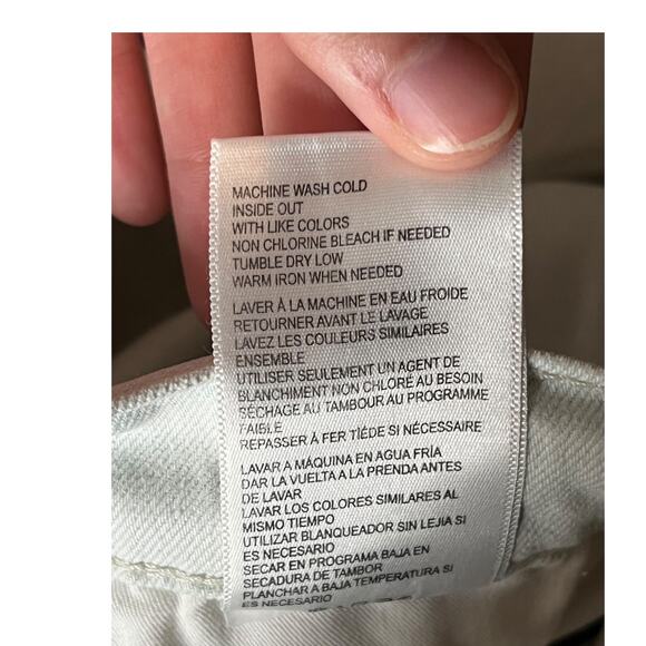 C/E by Current Elliott jeans relaxed cuffed boyfriend light blue size 26 - Picture 8 of 8